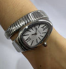 Bvlgari Serpenti Tubogas 01 Volta 35mm Aço Mostrador Branco