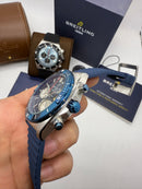Breitling Super Chronomat Aço 44mm Pulseira Borracha