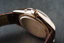 Rolex Cellini Moonphase Rosé 39mm Mostrador Branco Luneta Canelada