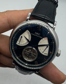 IWC Big Pilot Turbilhão 46mm Pulseira Couro