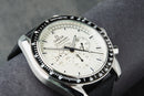 Omega Speedmaster Snoop 42mm Mostrador Branco Luneta Preta