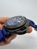 Panerai Submersible 47mm Aço Carbotech Oxiblack Mostrador Azul