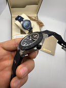 Bvlgari Alumium 41mm - Mostrador Preto Aluminio Pulseira Borracha