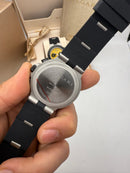 Bvlgari Aluminium Crono 41mm - Aço - Mostrador Vermelho