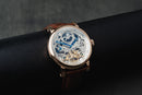 Patek Phillippe Turbilhão 42mm Rosé Mostrador Branco