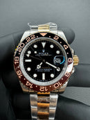Rolex GMT Master II 40mm Aço/Rose ROOTBEER
