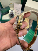 Rolex GMT Master ll Bruce Wayne Aço/Dourado, Pulseira Jubilee 40mm