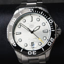 Tag Heuer Aquarecer 300, 43mm, Aço, Mostrador Cinza Bezel Preto