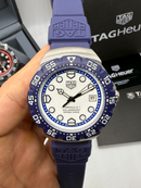 TAG Heuer F1 Solargraph 38mm Azul - Pulseira Borracha -