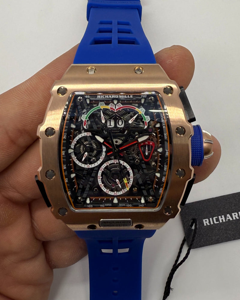 RICHARD MILLE RM 11-03 /003, 45mm Flyback Aço/Rose