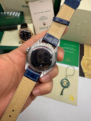 Rolex Cellini Aço 39mm, Pulseira Couro