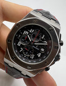 Audemars Piguet Royal Oak Offshore 44mm Mostrador Preto Bezel Aço