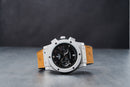 Hublot Classic Chrono 45mm Aço Mostrador Preto Bisel Aço