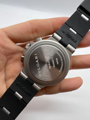 Bvlgari Titanium Crono 44mm - Aço - Mostrador Cinza