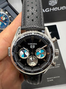 TAG Heuer Carrera Chronosprint x Porsche - Aço 42mm - Preto