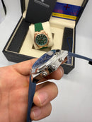 Vacheron Constantin Overseas Crono Aço 41mm, Mostrador Azul