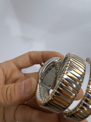 Bvlgari Serpenti Tubogas 01 Volta 35mm Aço/Rosé Mostrador Branco