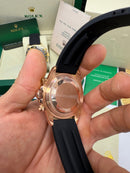 Rolex Daytona 40mm Dourado Mostrador Dourado Luneta Preta
