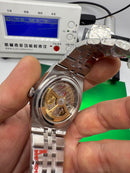 Rolex Oyster Perpetual Land‑Dweller 40mm, Mostrador Prata