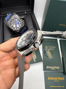 Audemars Piguet Royal Oak Offshore 44mm Mostrador Preto Bezel Aço/OxBlack