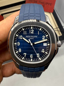 Patek Philippe Aquanaut 42,2mm Aço Mostrador Azul - Clone