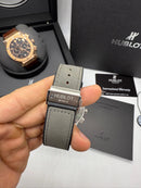 Hublot Vendome Classic Chrono 45mm Aço/OxSilver Mostrador Cinza