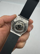 Hublot Classic Fusion Aço 45mm, Mostrador Preto, Sifras Árabe