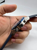 Tag Heuer Carrera Aço 43mm, Mostrador Azul, Puls. Couro