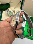 Rolex Oyster Perpetual Oystersteel 41mm, Mostrador Amarelo - CLONE