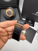 Hublot Vendome Classic Chrono 45mm Aço/Rosê Mostrador Preto