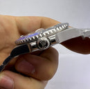 Rolex GMT-Master ll 40mm, Batman, Aço, Pulseira Oyster - CLONE
