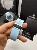 Hublot Classic Fusion Magic Blue Chrono Esqueleto 45mm Aço/OxBlue