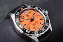Tag Heuer F1 43mm Aço Mostrador Laranja Luneta Preta