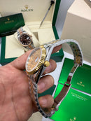 Rolex Date-Just 31mm/36mm Aço/Dourado, Mostrador Dourado, Luneta Canelada