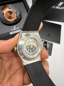 Hublot Classic Fusion 45mm Aço, Mostrador Branco