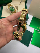 Rolex Day-Date Presidente SB 40mm Dourado Mostrador Preto
