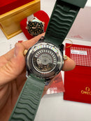 Omega Seamaster Co-Axial 40mm Mostrador Verde