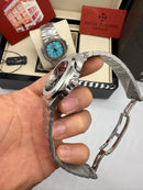 Patek Philippe Nautilus 39mm, Mostrador Chumbo, Pulseira Aço