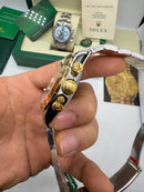 Rolex Daytona Oyster Aço/Ouro* 40mm - Mostrador Preto - CLONE