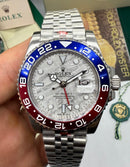 Rolex GMT Master II PEPSI 40mm Mostrador Branco