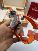 Omega Planet Ocean 007 Co-Axial Master Chronometer - 45,5mm Aço - Puls. Borracha