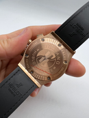 Hublot Classic Chrono Rosè 45mm Mostrador Preto