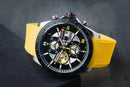 Tag Heuer Carrera RedBull Aço 43mm Mostrador Preto Bezel Preto