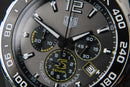 Tag Heuer F1 SENNA, 43mm Aço, Mostrador Cinza Bezel, Fixo