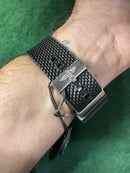 Breitling Superocean Aço 44mm Mostrador Preto Bisel Preto Pulseira Borracha