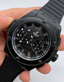 Hublot King Power 48mm - All Black  - Puls. Borracha