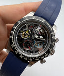Rolex Daytona La Montoya Aço 40mm - Mostrador Preto -Pulseira OysterFlex