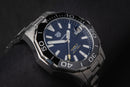 Tag Heuer Aquarecer Calibre 5 43mm Aço Mostrador Preto Luneta Preta