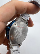 Tag Heuer F1 Cronometro 44mm Aço Mostrador Azul Luneta Azul
