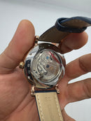 Patek Philippe Classic Turbilhão 44mm Aço/Rose, Pulseira Couro